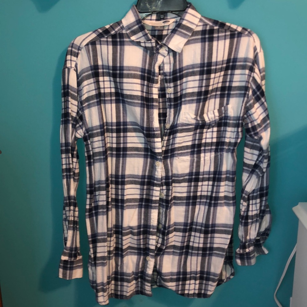 Plaid button up shirt